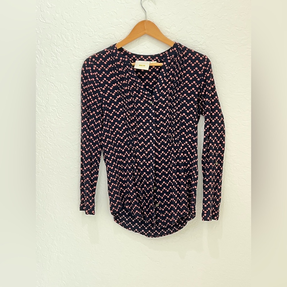 Maeve by Anthropologie long-sleeve blouse.